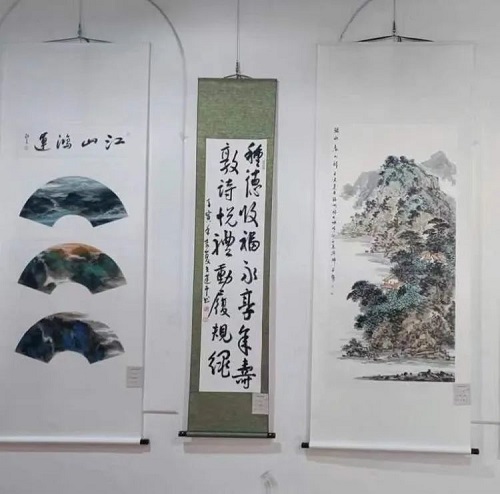 閩江之心丨“翰墨頌盛世一一喜迎黨的二十大書畫作品展”在倉山區(qū)煙山畫院開幕