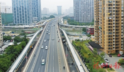 鰲峰大橋南橋頭節(jié)點(diǎn)改造工程建成通車