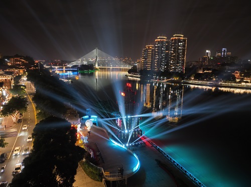 “閩江之心”南岸夜景再添新彩